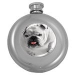 White Bulldog Hip Flask (5 oz)