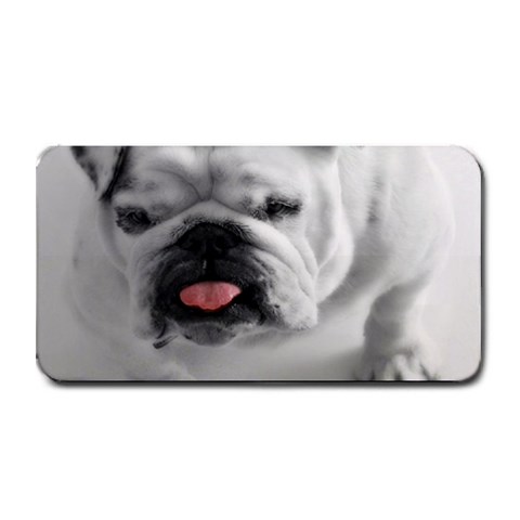 White Bulldog Medium Bar Mat from ArtsNow.com 16 x8.5  Bar Mat