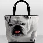 White Bulldog Bucket Bag