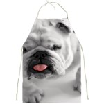 White Bulldog Full Print Apron