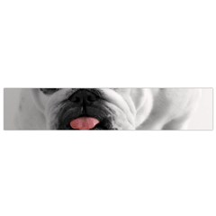 White Bulldog Flano Scarf (Small) from ArtsNow.com Back