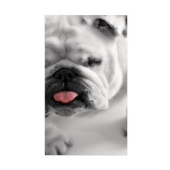 White Bulldog Duvet Cover Double Side (Single Size) from ArtsNow.com Back