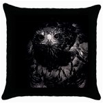 Hawk Throw Pillow Case (Black)