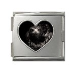 Hawk Mega Link Heart Italian Charm (18mm)