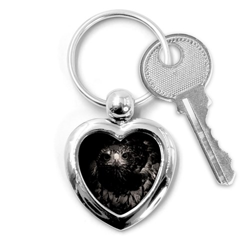 Hawk Key Chain (Heart) from ArtsNow.com Front