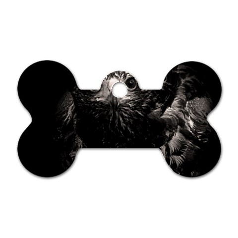 Hawk Dog Tag Bone (One Side) from ArtsNow.com Front