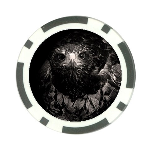 Hawk Poker Chip Card Guard (10 pack) from ArtsNow.com Back