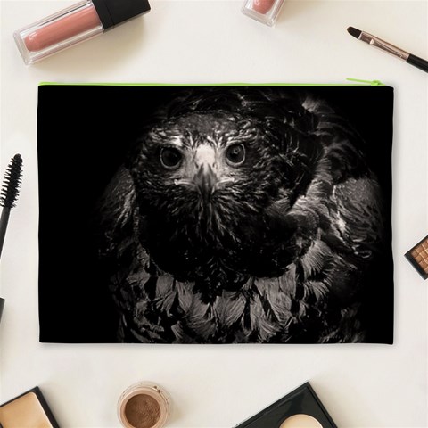 Hawk Cosmetic Bag (XL) from ArtsNow.com Back