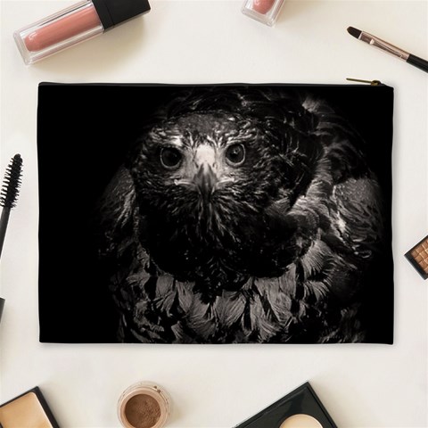 Hawk Cosmetic Bag (XL) from ArtsNow.com Back