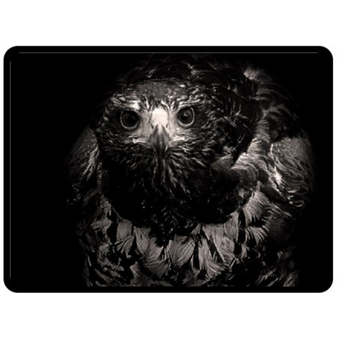 Hawk Fleece Blanket (Large) from ArtsNow.com 80 x60  Blanket Front