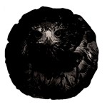 Hawk Large 18  Premium Flano Round Cushion 