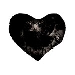Hawk Standard 16  Premium Flano Heart Shape Cushion 