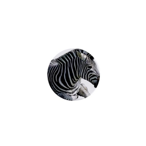 Zebra 1  Mini Button from ArtsNow.com Front