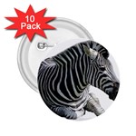 Zebra 2.25  Button (10 pack)