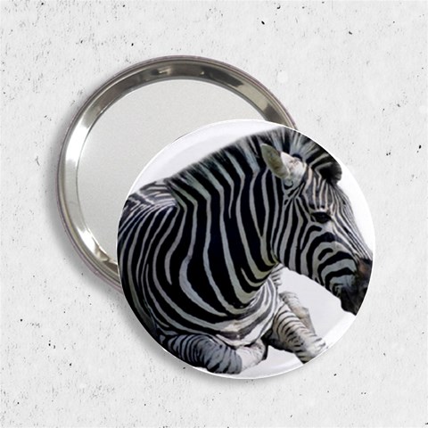 Zebra 2.25  Handbag Mirror from ArtsNow.com Front