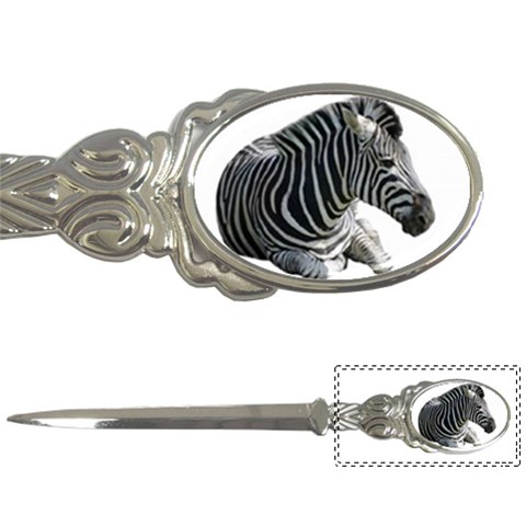 Zebra Letter Opener from ArtsNow.com Front
