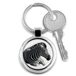 Zebra Key Chain (Round)
