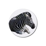 Zebra Rubber Coaster (Round)