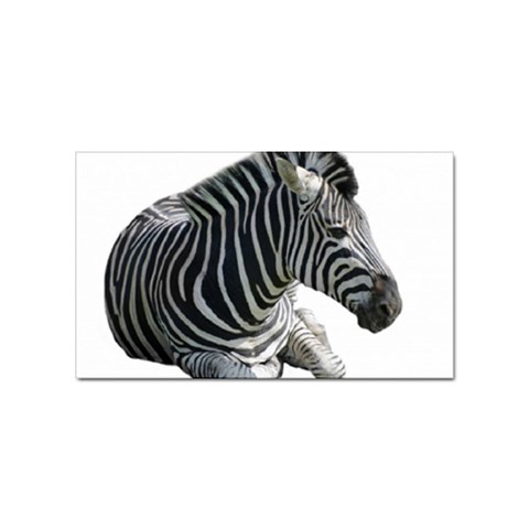 Zebra Sticker (Rectangular) from ArtsNow.com Front