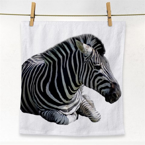Zebra Face Towel from ArtsNow.com Front