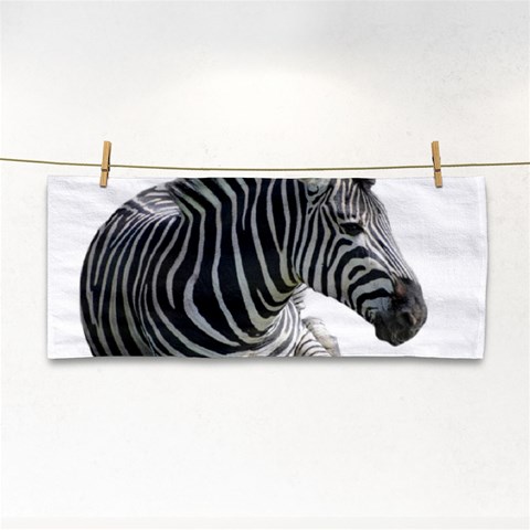 Zebra Hand Towel from ArtsNow.com Front