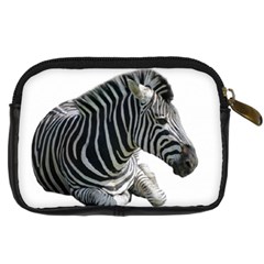 Zebra Digital Camera Leather Case from ArtsNow.com Back