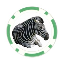 Zebra Poker Chip Card Guard (10 pack) from ArtsNow.com Front