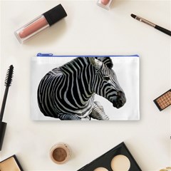 Zebra Cosmetic Bag (Small) from ArtsNow.com Front