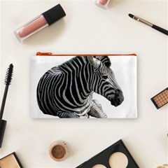 Zebra Cosmetic Bag (Small) from ArtsNow.com Front