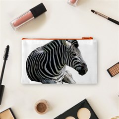 Zebra Cosmetic Bag (Small) from ArtsNow.com Back