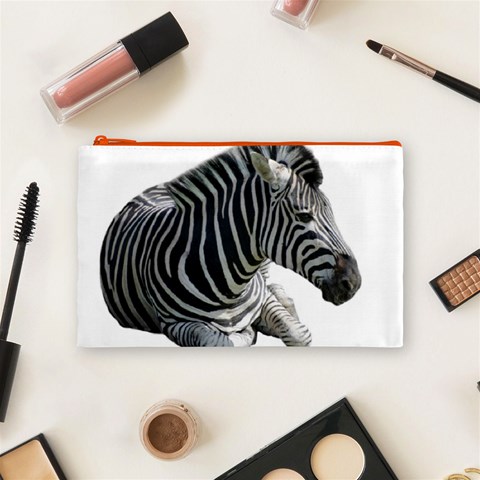Zebra Cosmetic Bag (Medium) from ArtsNow.com Front