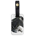 Zebra Luggage Tag (one side)