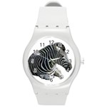 Zebra Round Plastic Sport Watch (M)