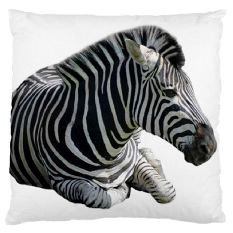Zebra Large Cushion Case (One Side) from ArtsNow.com Front