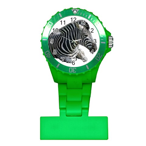 Zebra Plastic Nurses Watch from ArtsNow.com Front