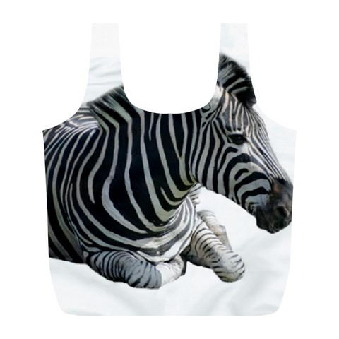 Zebra Full Print Recycle Bag (L) from ArtsNow.com Front
