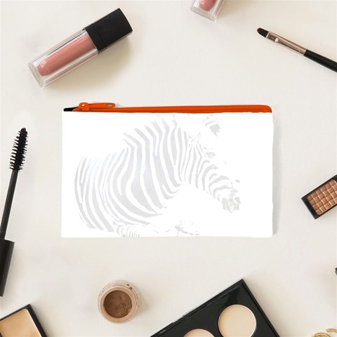 Zebra Cosmetic Bag (XS) from ArtsNow.com Front
