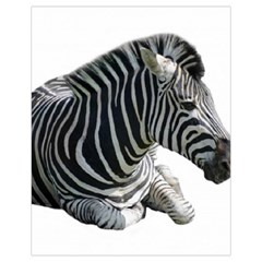 Zebra Drawstring Pouch (XL) from ArtsNow.com Back