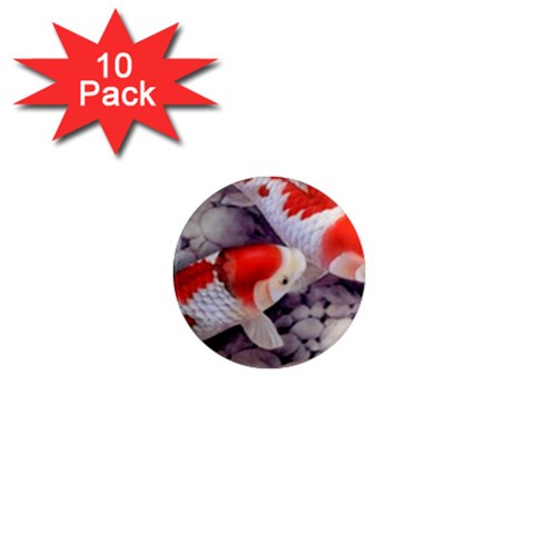 Koi 1  Mini Magnet (10 pack)  from ArtsNow.com Front