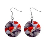 Koi 1  Button Earrings