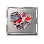 Koi Mega Link Heart Italian Charm (18mm)