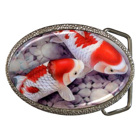 Koi Belt Buckle from ArtsNow.com Front