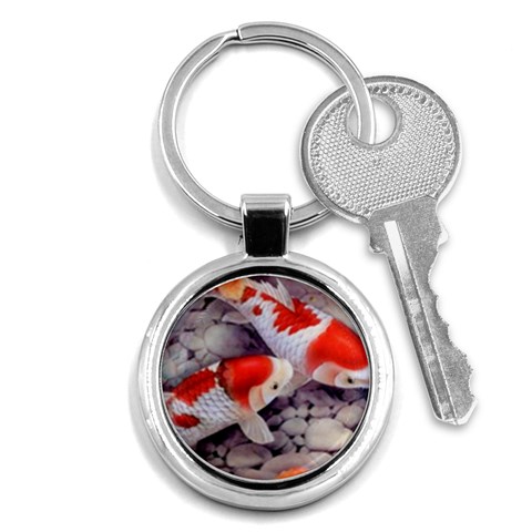 Koi Key Chain (Round) from ArtsNow.com Front