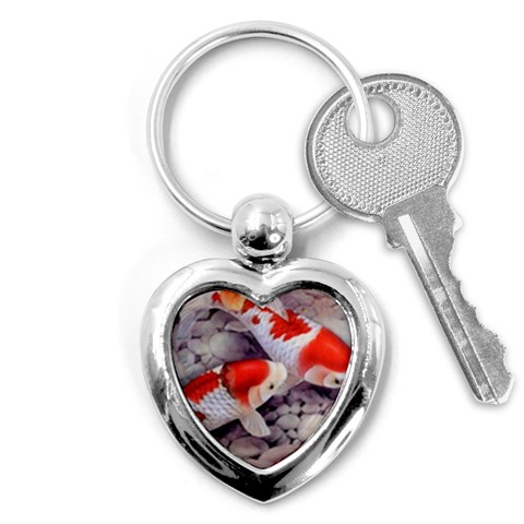 Koi Key Chain (Heart) from ArtsNow.com Front
