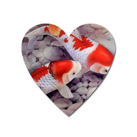 Koi Magnet (Heart) from ArtsNow.com Front