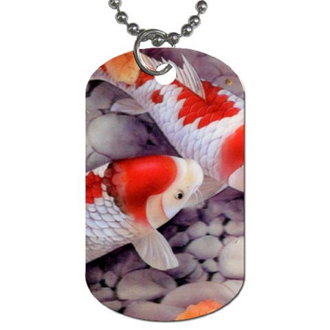 Koi Dog Tag (One Side) from ArtsNow.com Front