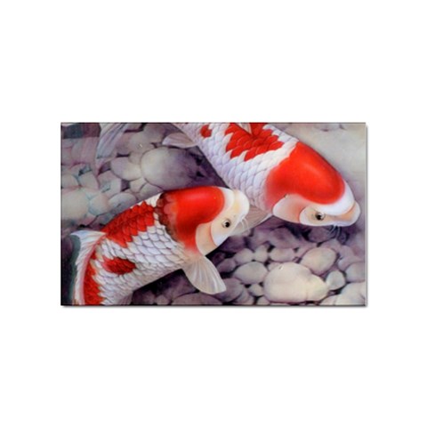 Koi Sticker Rectangular (10 pack) from ArtsNow.com Front