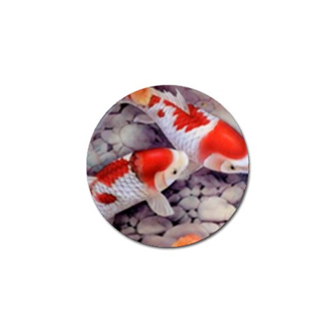 Koi Golf Ball Marker from ArtsNow.com Front