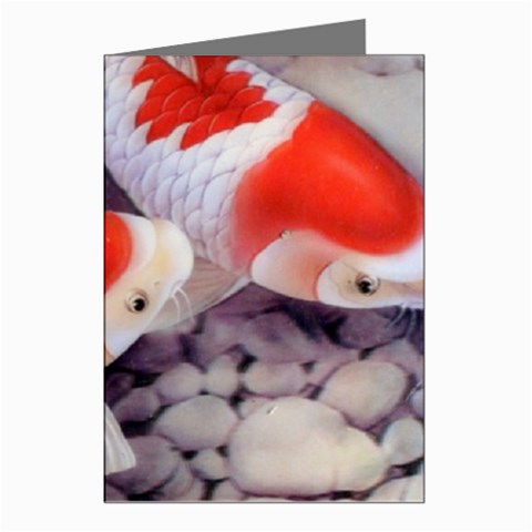 Koi Greeting Cards (Pkg of 8) from ArtsNow.com Left