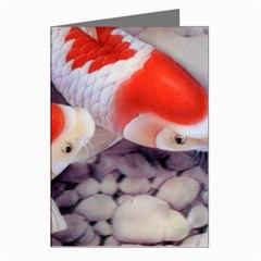 Koi Greeting Cards (Pkg of 8) from ArtsNow.com Left